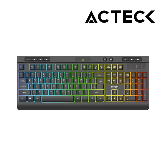 TECLADO USB ACTECK AUREAN PRO TA477G - Genius CT Computadoras